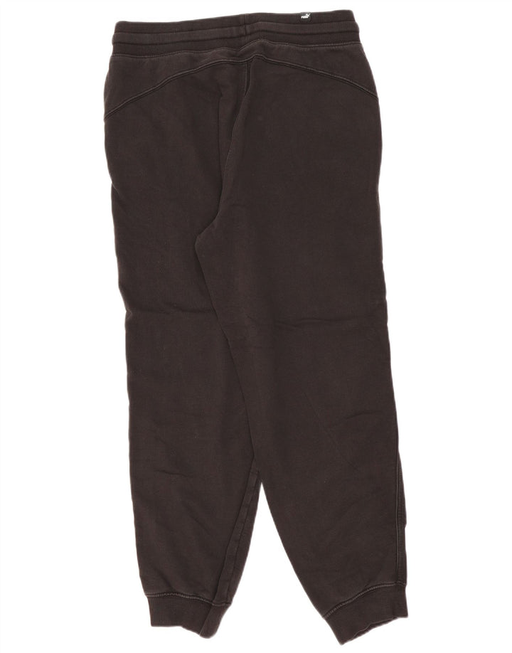 Męskie spodnie dresowe Puma Joggers, średnia czarna bawełna