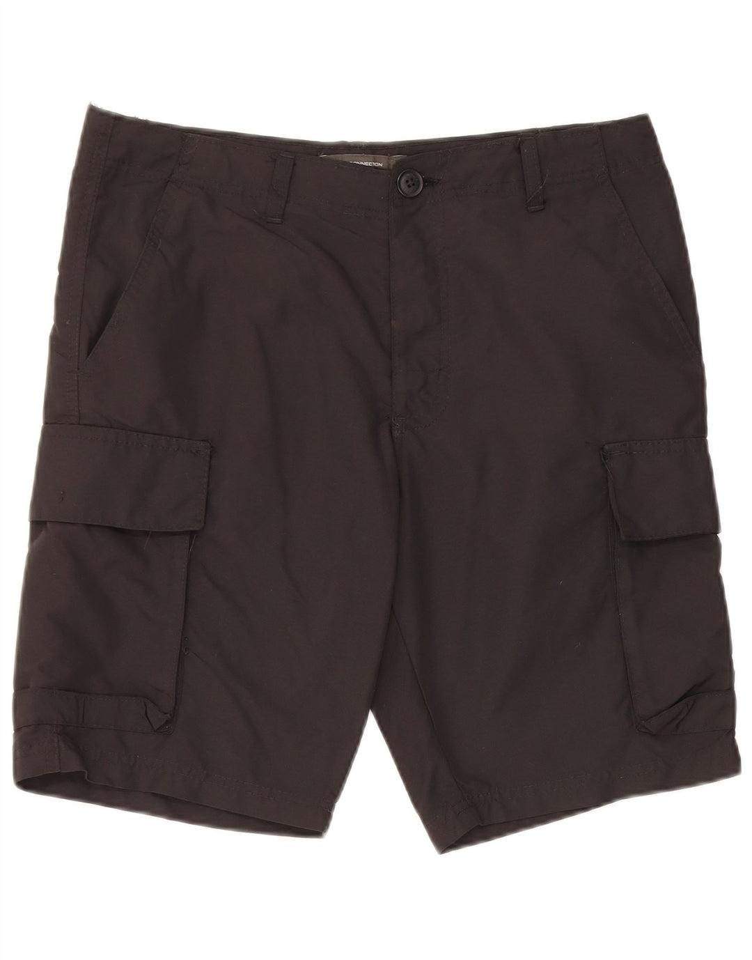 Męskie spodenki cargo French Connection Small W32 z czarnego nylonu