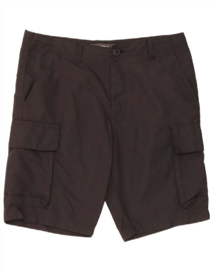 Męskie spodenki cargo French Connection Small W32 z czarnego nylonu