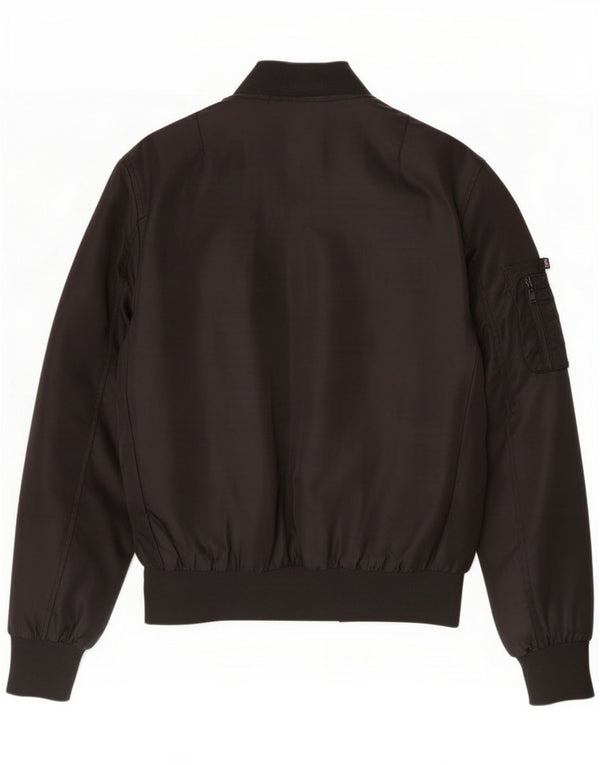 Męska kurtka Bomber Vintage UK 38 Medium Black Nylon