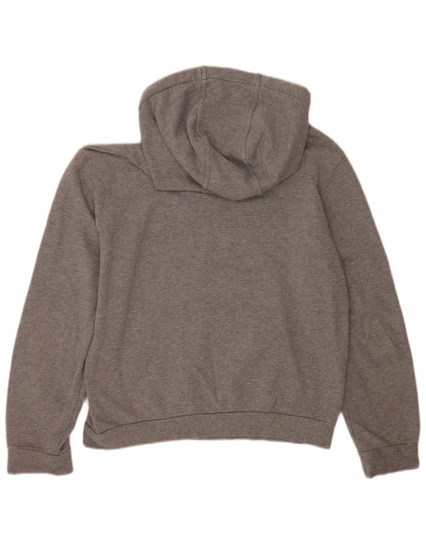 Męska bluza z kapturem Emporio Armani z grafiką XL, szara, nakrapiana bawełna