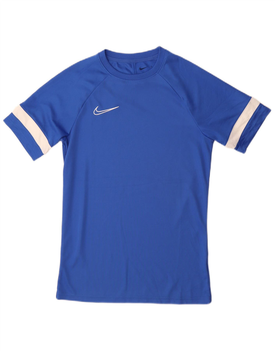 Męski T-shirt Nike Dri Fit, mały, niebieski, z blokami kolorów