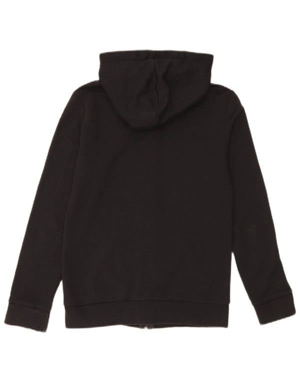 Damski sweter z kapturem i zamkiem błyskawicznym Adidas UK 4/6 XS Czarna bawełna