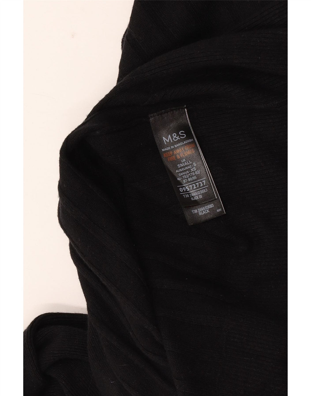 Marks & Spencer Damski sweter rozpinany UK 10 w małe czarne paski