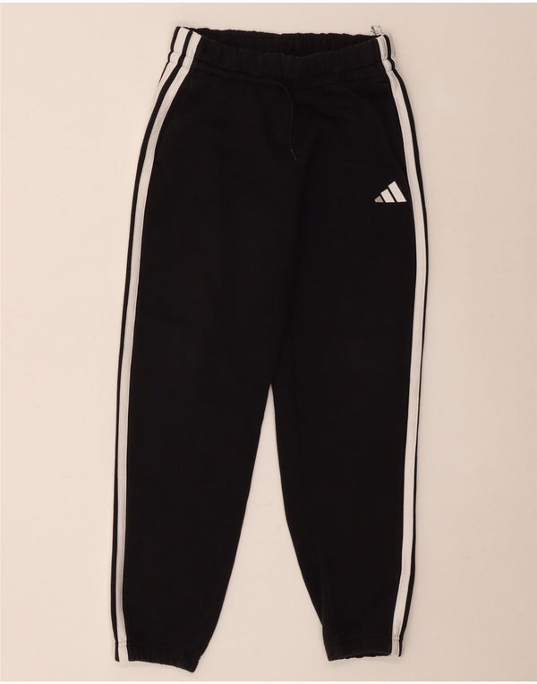 Adidas Chłopięce Spodnie Dresowe Joggery 11-12 Lat Czarna Bawełna