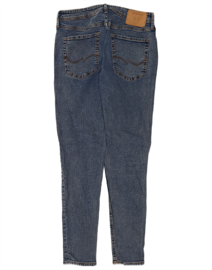 JACK & JONES Męskie jeansy slim W33 L32 Niebieskie, bawełniane