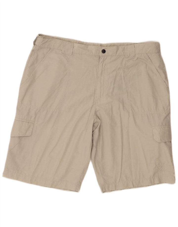 Męskie spodenki cargo Marks & Spencer W40 XL, beżowa, bawełniana