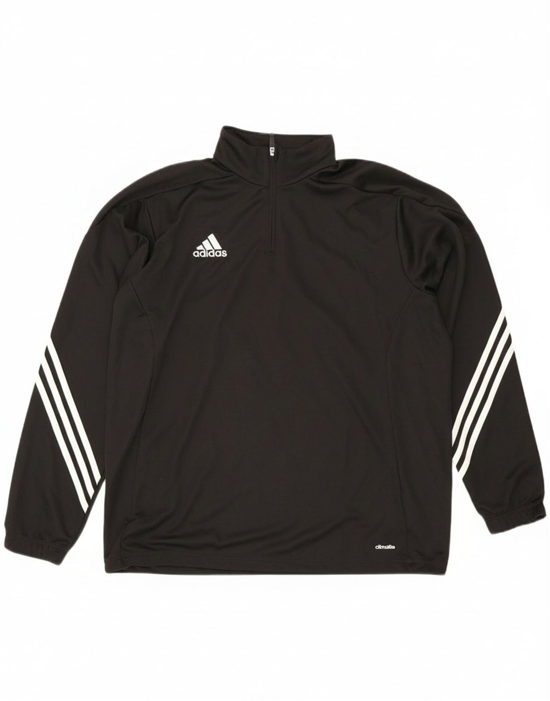 Adidas Męski dres Climalite Zip Neck Pullover Top XL Czarny poliester