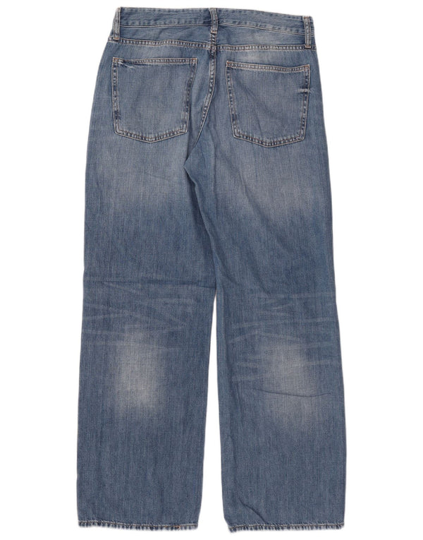 Damskie luźne dżinsy Zara EU 40 Medium W30 L31 Niebieskie
