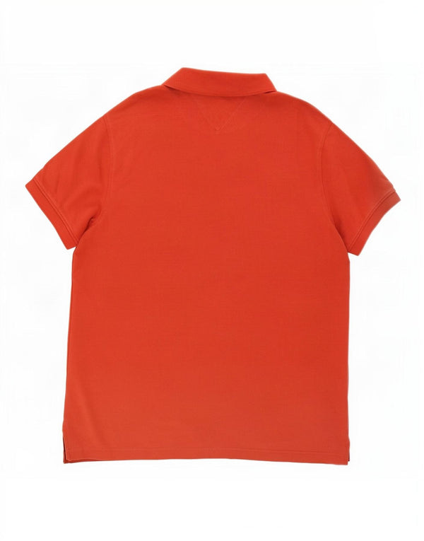 Męska koszulka polo o regularnym kroju Tommy Hilfiger XL, czerwona bawełna