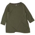 CALVIN KLEIN Womens Top 3/4 Sleeve UK 18 XL Khaki Polyester