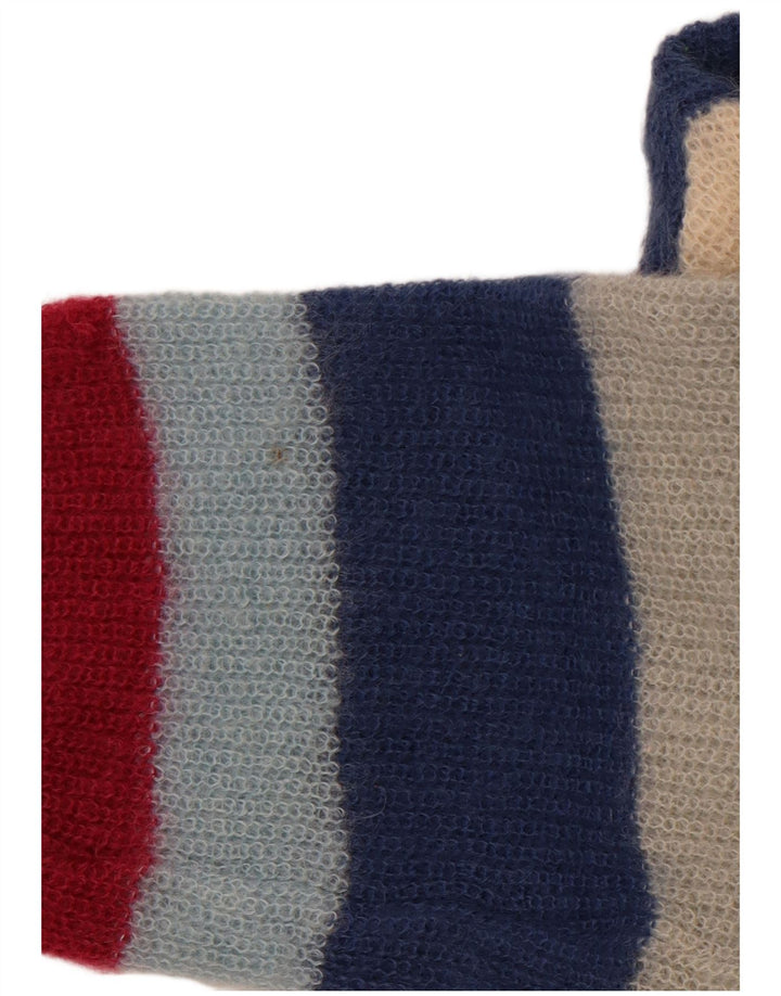 Damski sweter z wywijanym dekoltem ALDO EU 42, duże, wielokolorowe paski