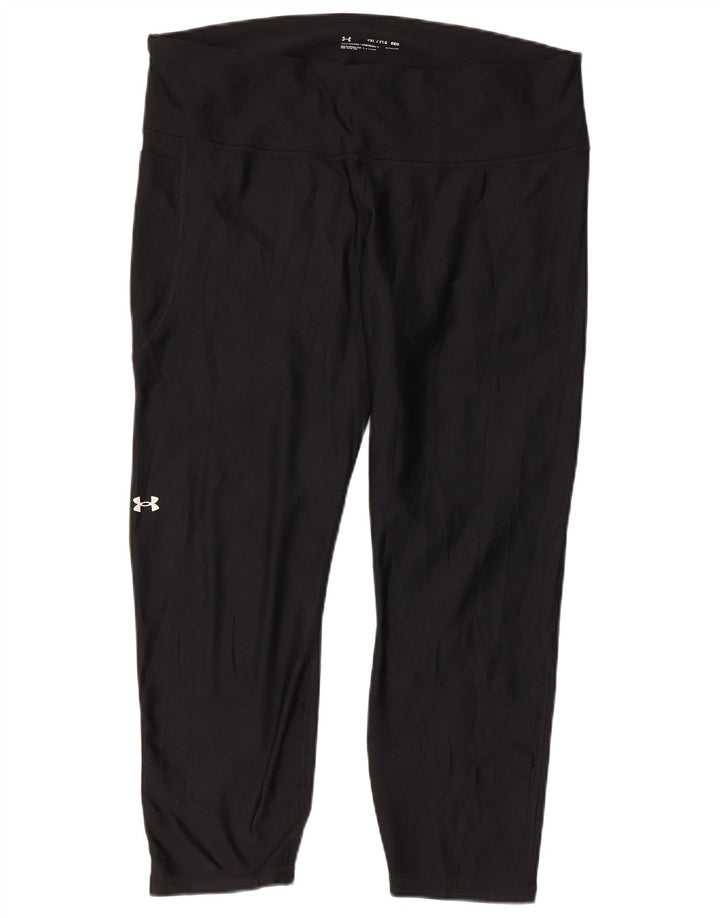 Legginsy damskie UNDER ARMOUR UK 20 2XL, czarny poliester