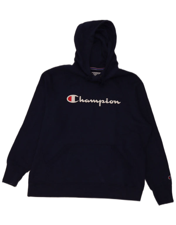 Męski sweter z kapturem Champion Graphic XL w kolorze granatowym