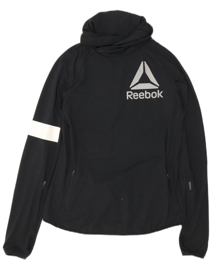 Damska kurtka dresowa Reebok UK 12/14 w kolorze średniej czerni