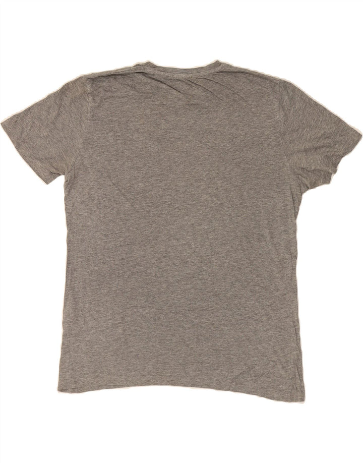JACK & JONES Mens Graphic T-Shirt Top Large Grey Cotton Vintage Jack & Jones and Second-Hand Jack & Jones from Messina Hembry 