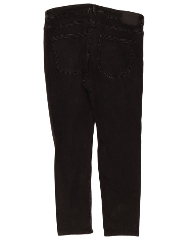 Męskie jeansy slim fit Zara EU 46 XL W36 L28 czarne