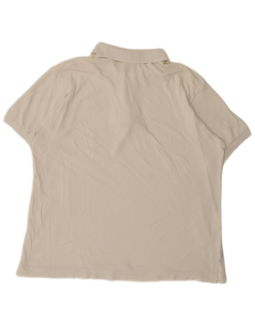 Męska koszulka polo Lacoste, rozmiar 6, XL, biała, bawełniana