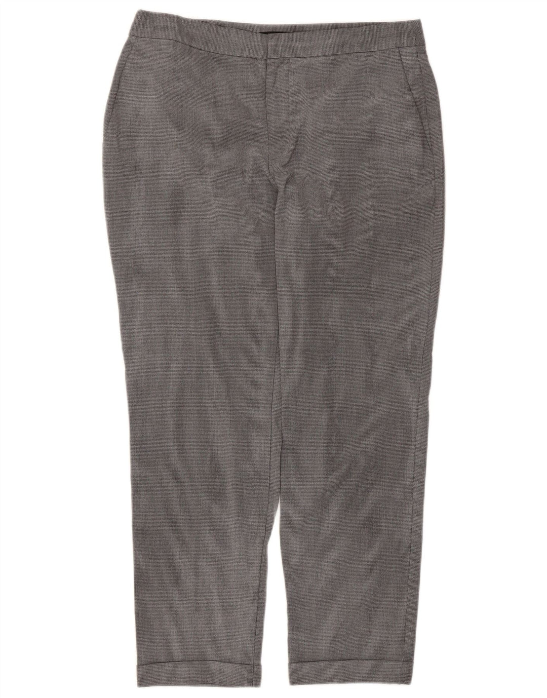Damskie proste spodnie chino Zara EU 40 Medium W30 L27 Szara pepitka