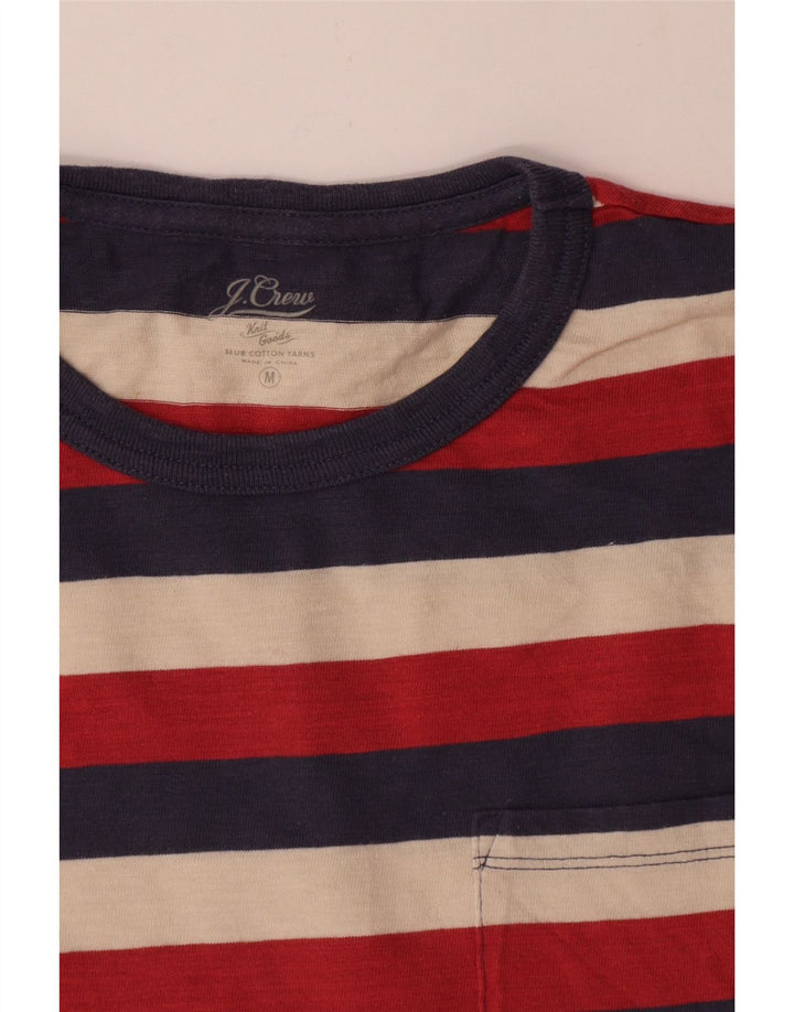 T-shirt męski J. Crew, średniej wielkości, wielobarwny, bawełniany w paski
