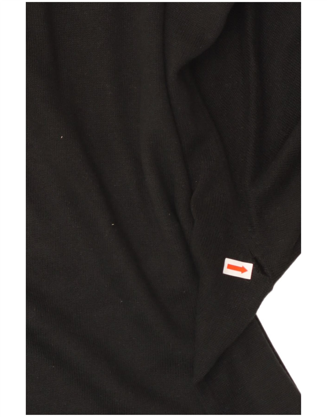 TOMMY HILFIGER Męski sweter z dekoltem w kształcie litery V, duży, czarny, bawełniany