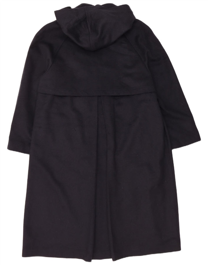 Płaszcz męski z kapturem w stylu vintage IT 48 Średni granatowy wełniany