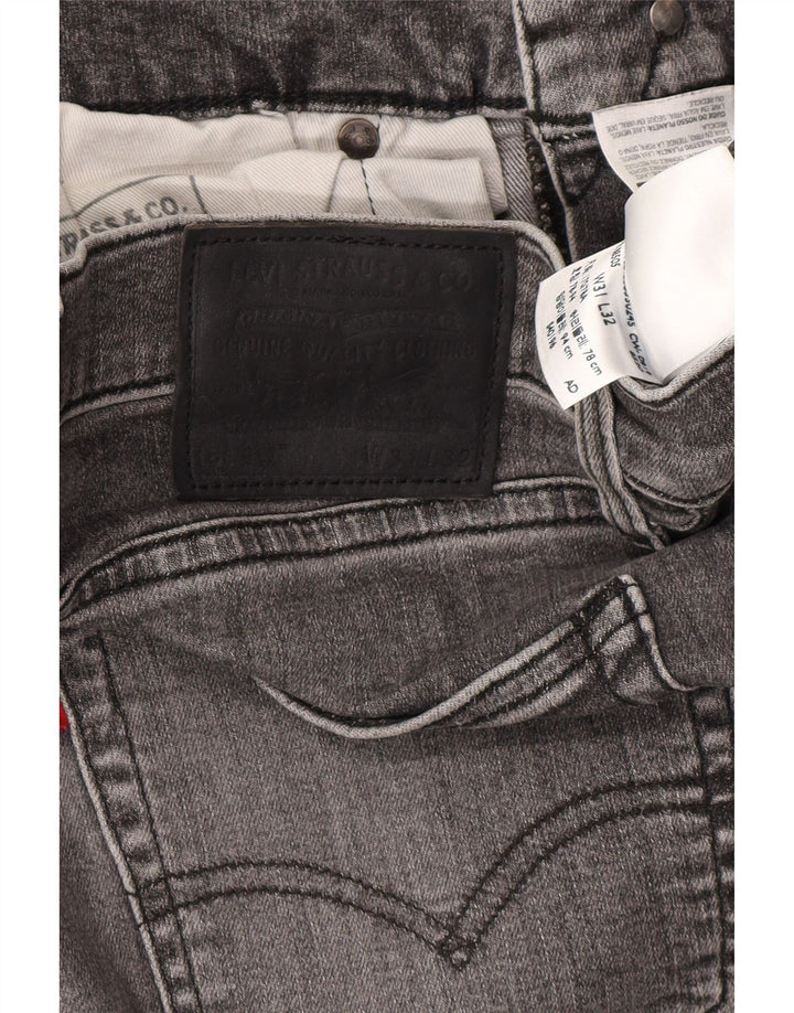 Męskie jeansy LEVI'S 512 Slim Tapered W31 L32 Szara bawełna