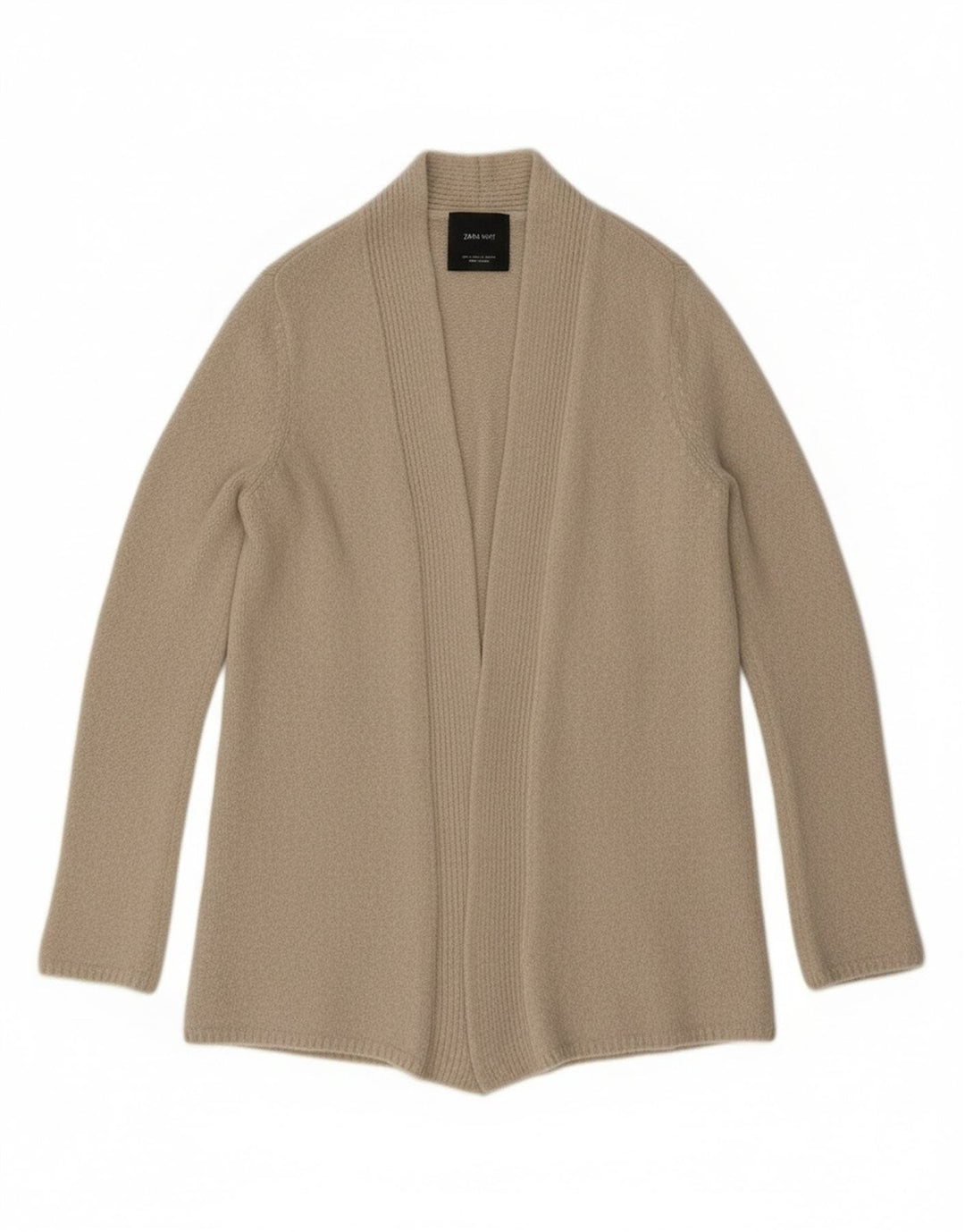 Sweter damski Zara Open Cardigan UK 10 Small Beige