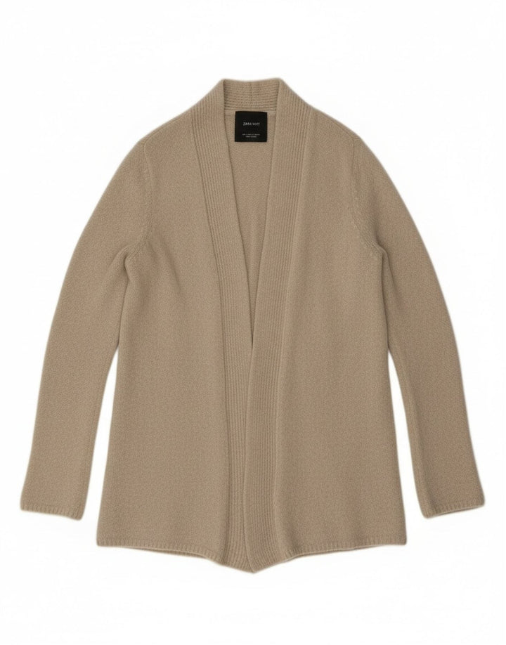 Sweter damski Zara Open Cardigan UK 10 Small Beige