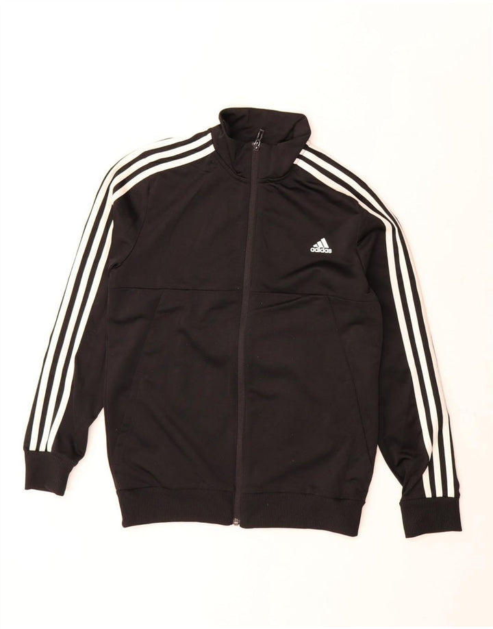 Chłopięca kurtka dresowa ADIDAS Climalite 13-14 lat, czarna, poliester