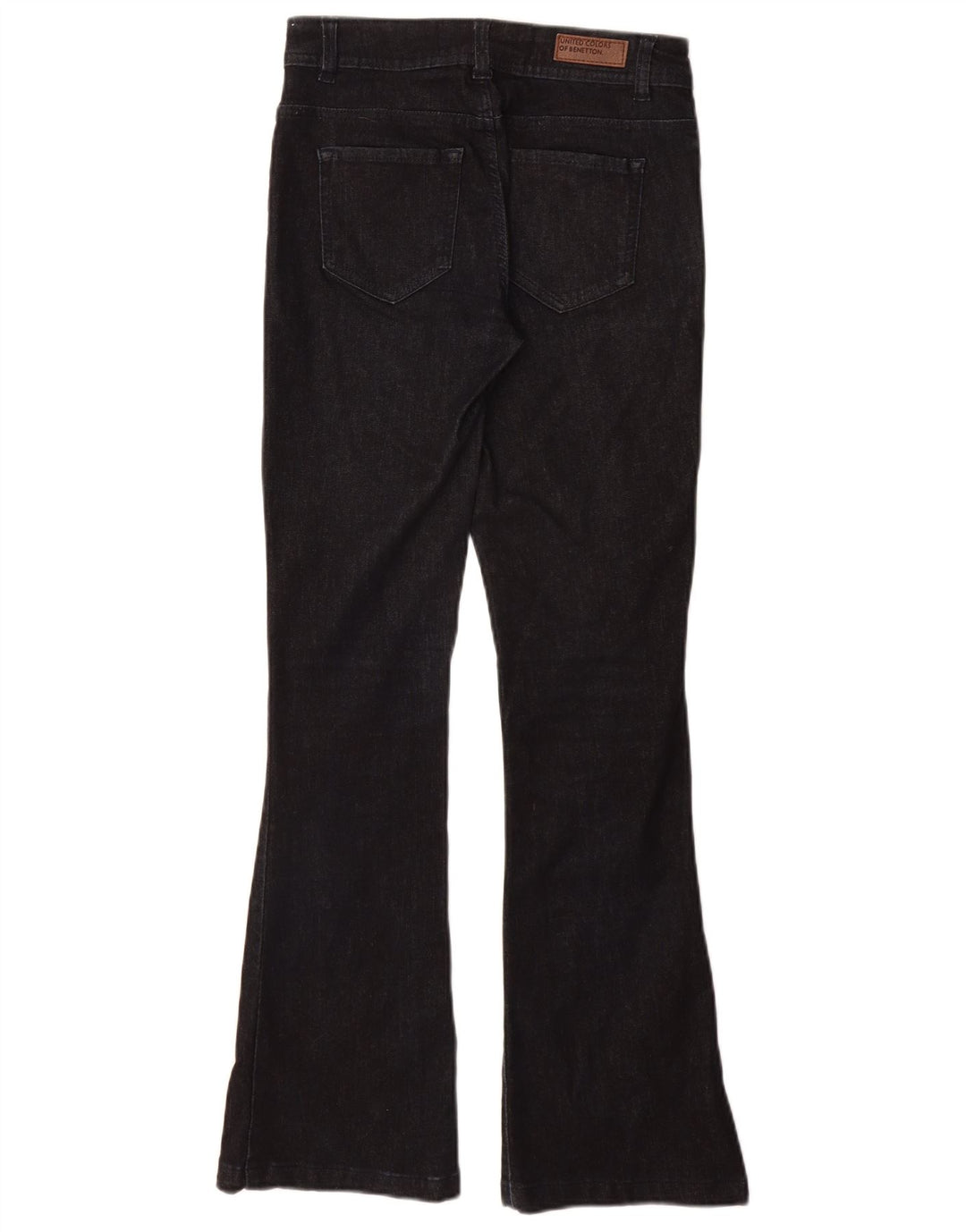Damskie jeansy Bootcut Benetton W27 L30 Granatowe, bawełniane