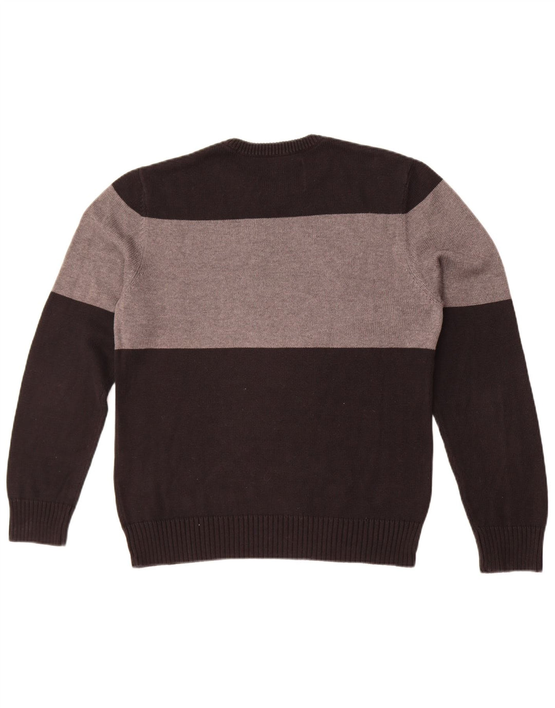 Męski sweter z okrągłym dekoltem Guess, bawełniany, w kolorze średniej czerni
