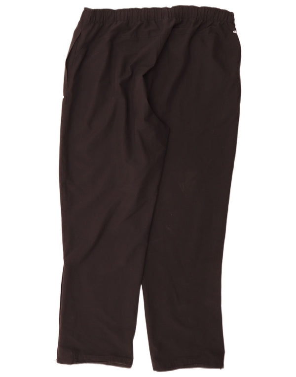 Męskie spodnie dresowe Adidas Climalite XL, czarne, poliestrowe
