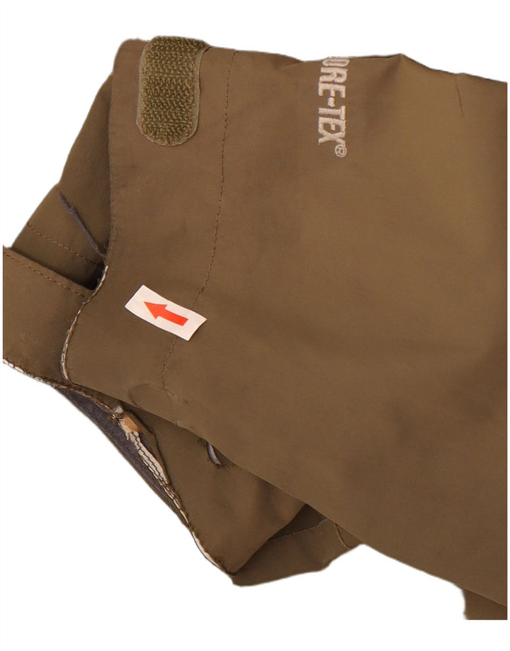 Męska kurtka przeciwdeszczowa z kapturem The North Face UK 38, średni khaki, poliester