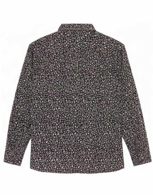 Abercrombie & Fitch Mens Abstract Pattern Shirt Small Black
