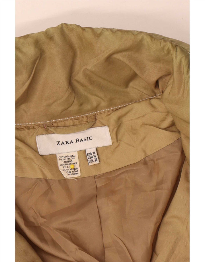 Kurtka damska Zara UK 18 XL, beżowy nylon