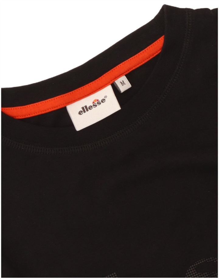 Damska koszulka graficzna Ellesse Top UK 14 Medium Black