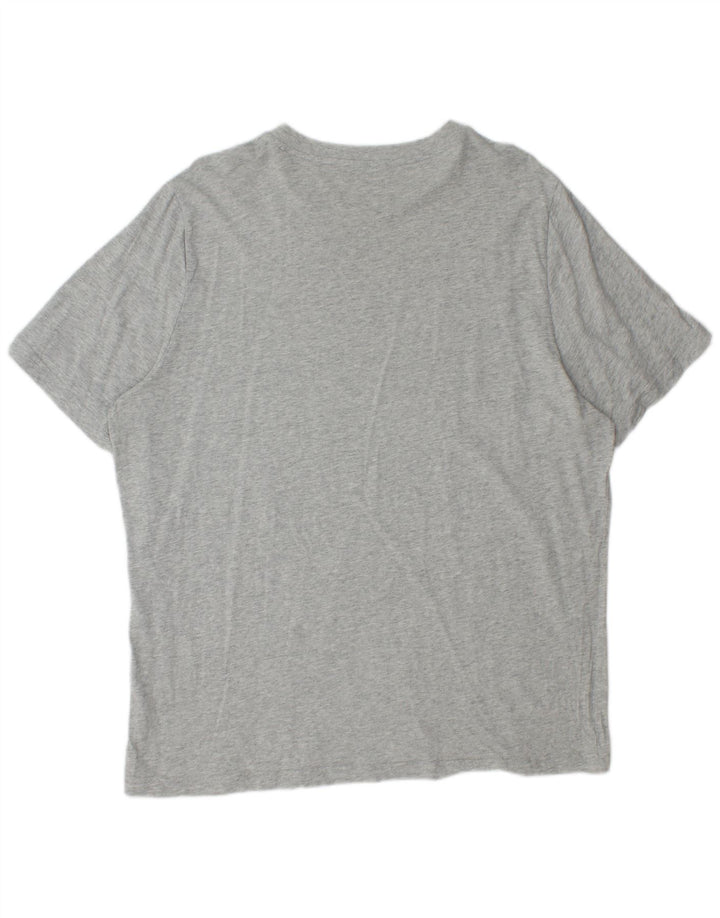 Męski T-shirt z grafiką PUMA, rozmiar XL, szary, nakrapiany