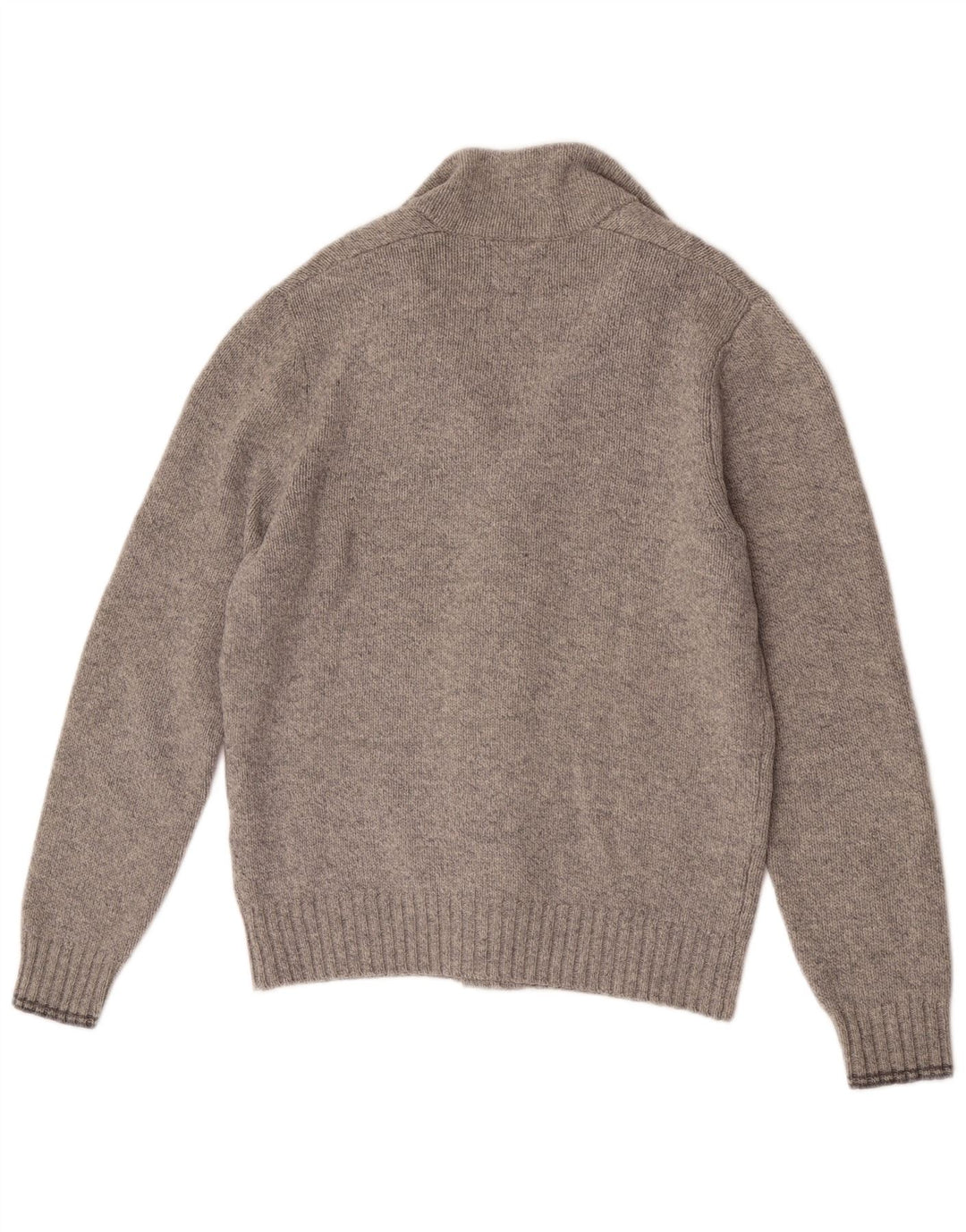 Woolrich Męski sweter kardigan Średniej szarej wełny