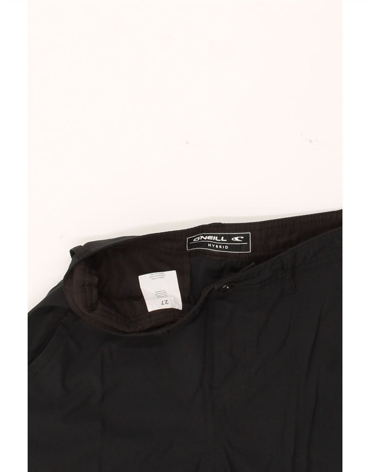 O'NEILL Womens Chino Shorts W27 Small Black Polyester Vintage O'Neill and Second-Hand O'Neill from Messina Hembry 