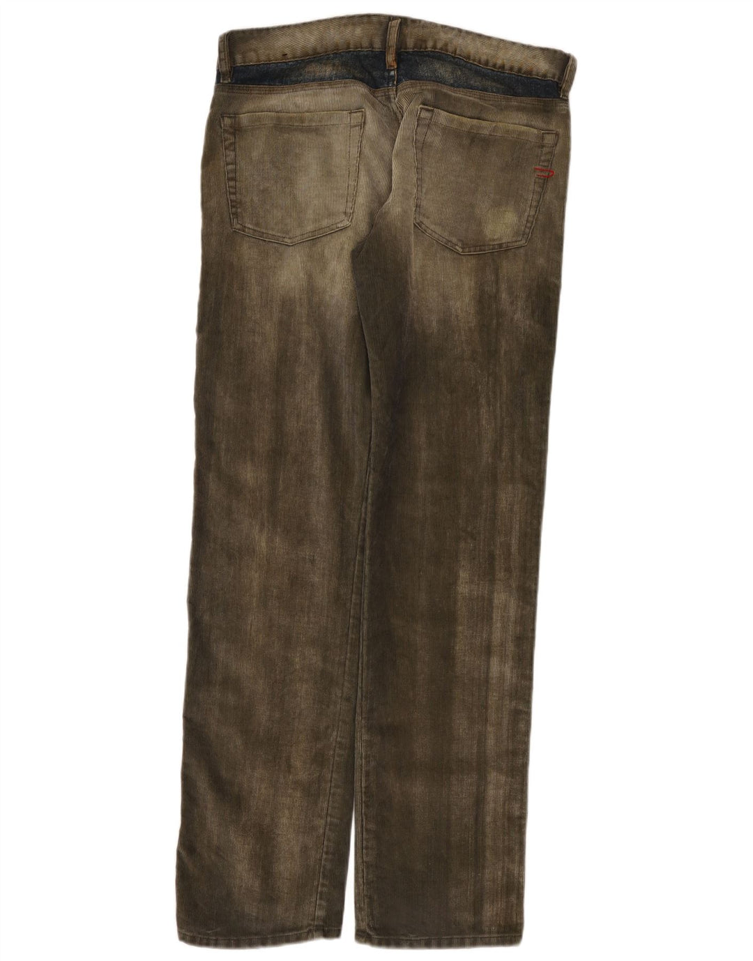 Damskie proste dżinsy Diesel W32 L32 Khaki Poliester