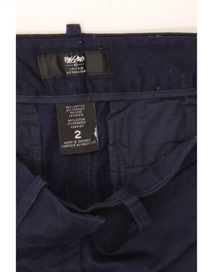 MOSSIMO Womens Chino Shorts US 2 XS W30 Navy Blue Cotton Vintage Mossimo and Second-Hand Mossimo from Messina Hembry 