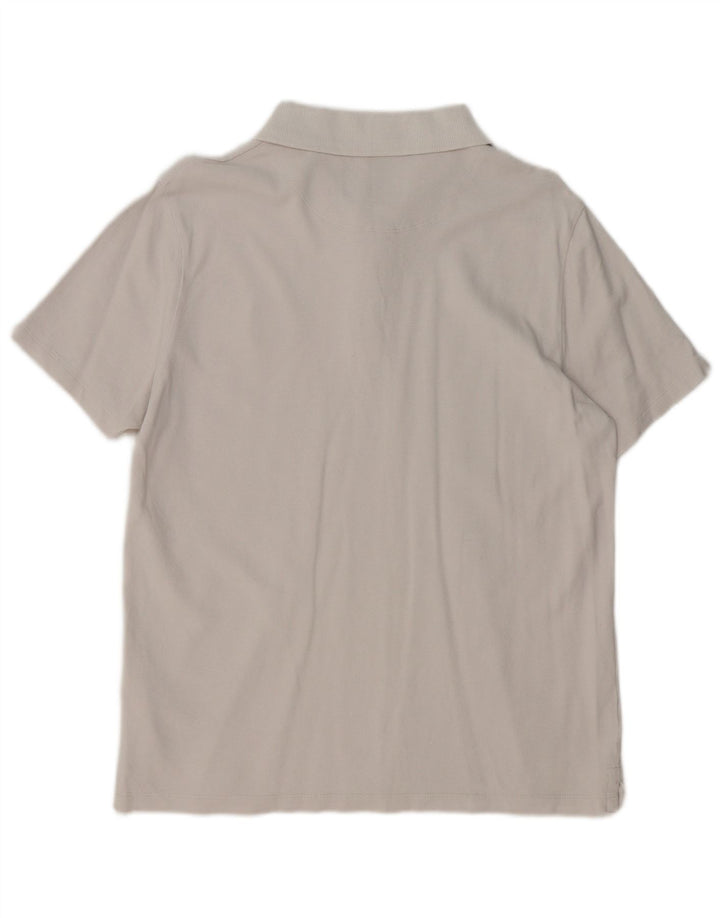 Męska koszulka polo LYLE & SCOTT, duża, złamanej bieli, bawełniana