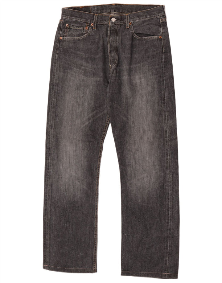 Męskie jeansy Levi's 501 Straight W33 L30 Szare