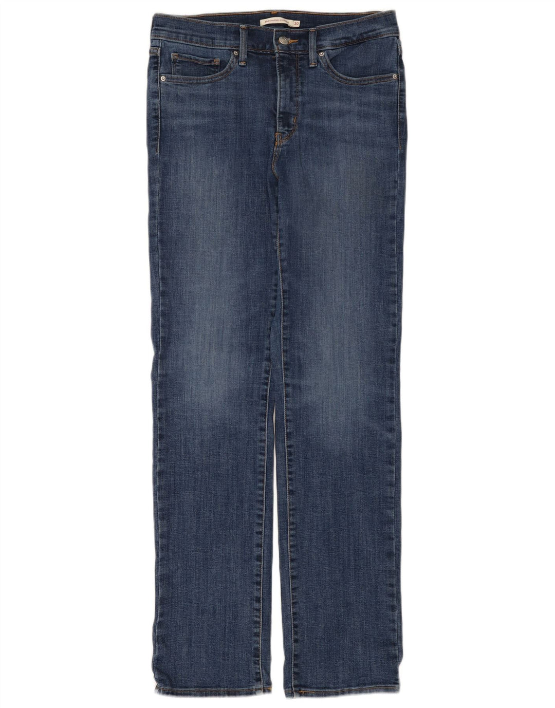 Damskie dżinsy Levi's 314 Shaping Straight W30 L32 Niebieska bawełna