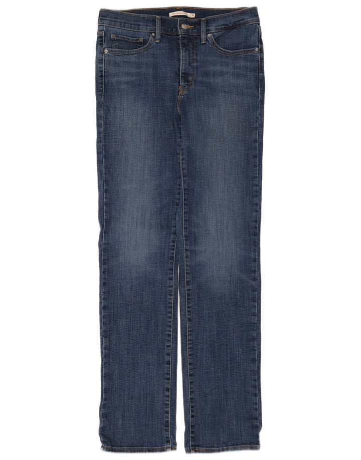 Damskie dżinsy Levi's 314 Shaping Straight W30 L32 Niebieska bawełna