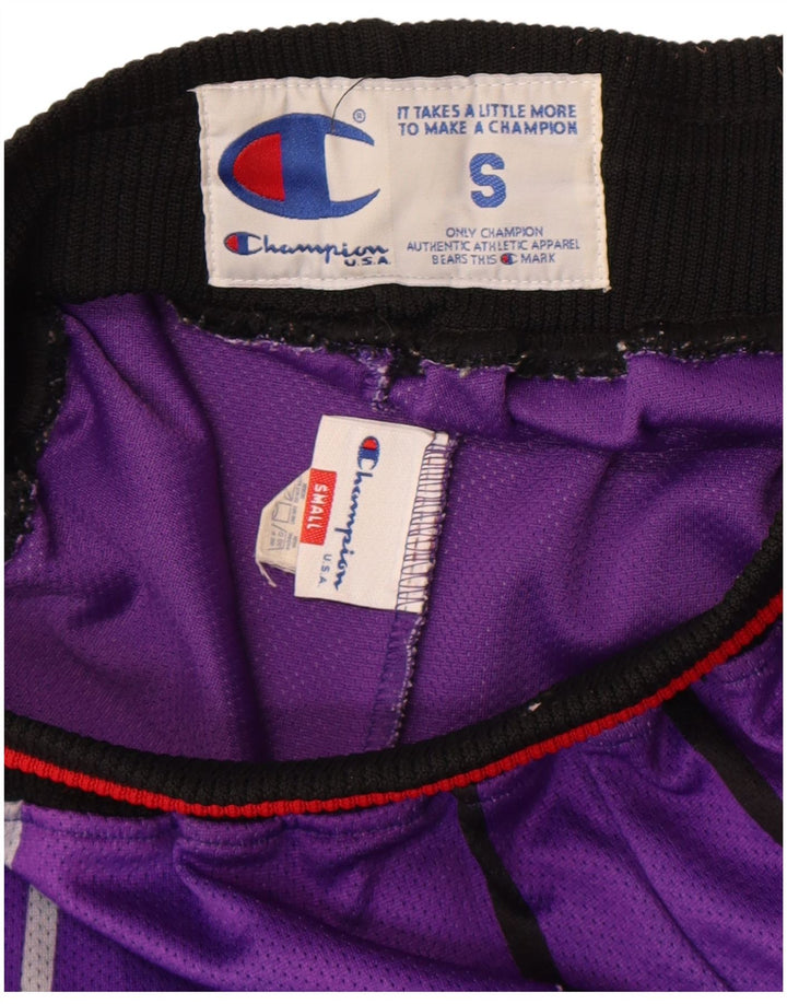 Męskie spodenki Champion Mitchell&Ness NBA Los Toronto Raptors, małe fioletowe