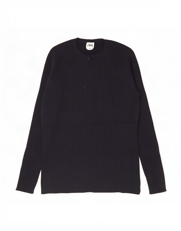 Męski top z długim rękawem XL, Zara, czarna wiskoza