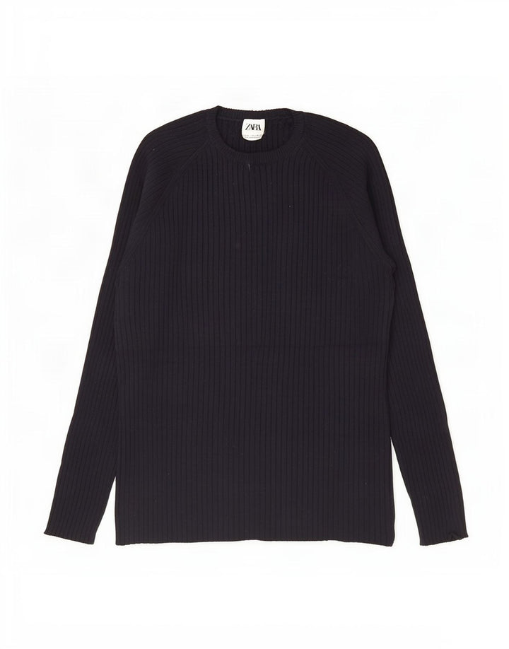 Męski top z długim rękawem XL, Zara, czarna wiskoza