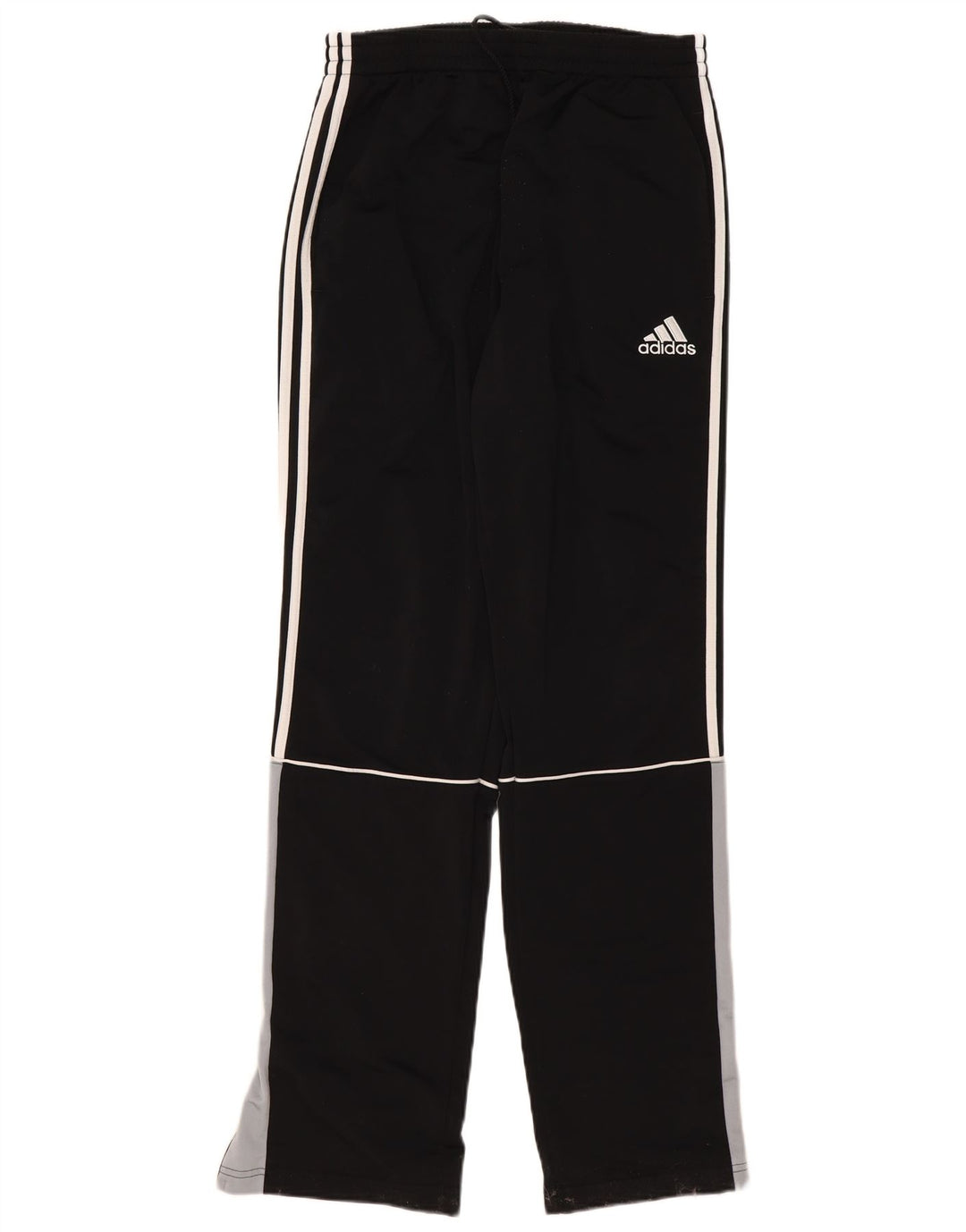 Męskie spodnie dresowe Adidas UK 40/42 Średni czarny poliester z blokami kolorów